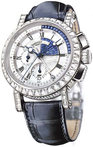 Precious Breguet Marine Swiss Knockoff Watches With Blue Sapphire Decorations For Recommendation