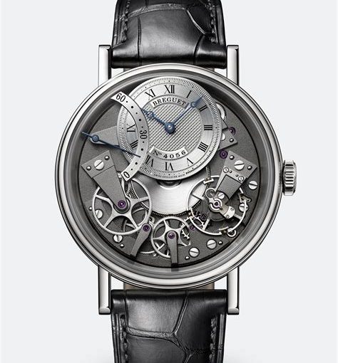 Complicated Mechanisms For Classic Breguet Tradition Replica Watches With Black Leather Straps