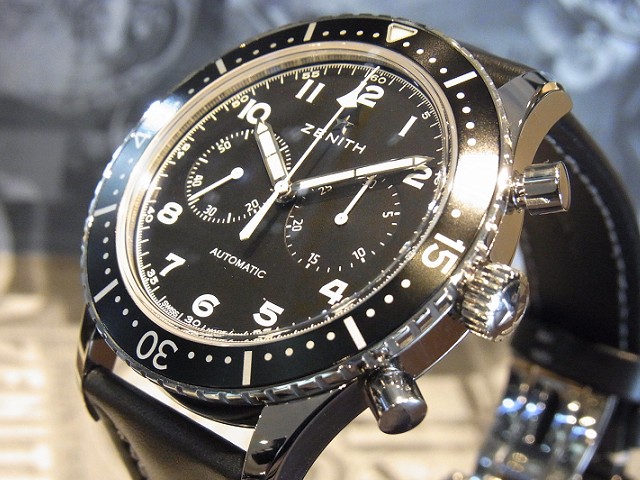 Zenith Pilot Replica Swiss Watches With Decent Black Dials Of Great Performances