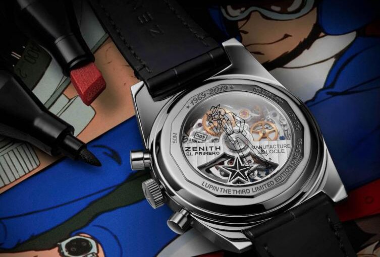 Interesting Zenith El Primero A384 Lupin The Third Limited Edition Replica Watches For Anime