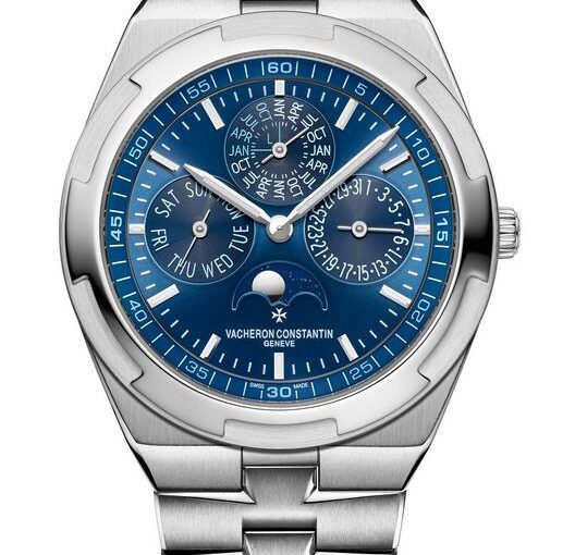 Blue colored dials enhance the attraction of the replica watches online.