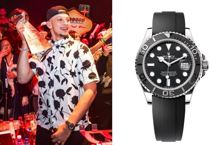 Travis Kelce & Patrick Mahomes Make Big UK Luxury Rolex & Breitling Fake Watches Statements After Super Bowl Win